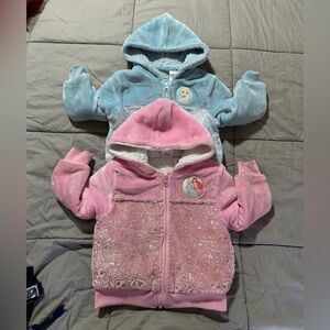 Disney Pink and White Sherpa Jacket pre loved
